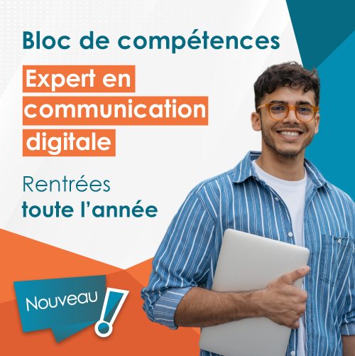 Bloc de compétences Expert en communication digitale - Andilcampus