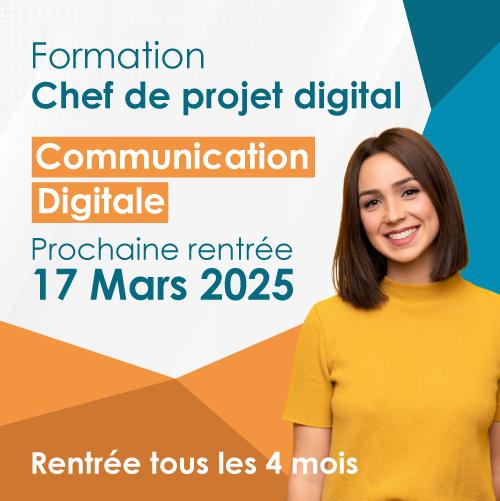 Formation Chef de projet digital spécialité Communication digitale - Andilcampus