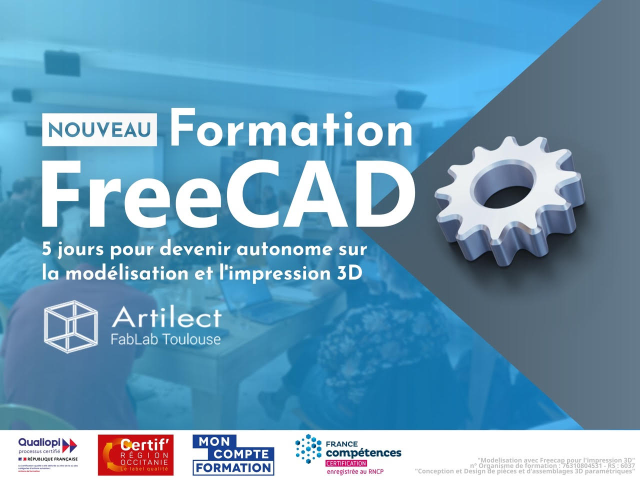 Formation Impression 3D (avec FreeCAD)