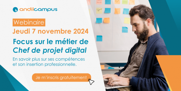 Webinaire - Focus sur le métier de Chef de Projet digital